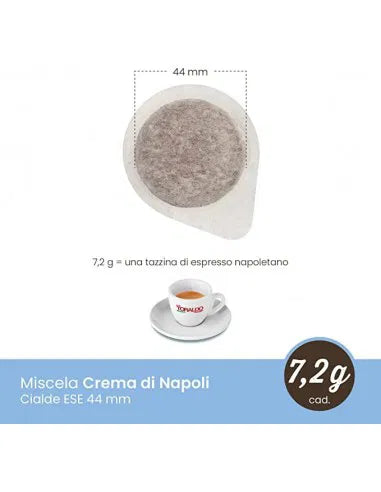 Cialde Caffè Toraldo Crema di Napoli Espresso Napoletano Cioccolattoso