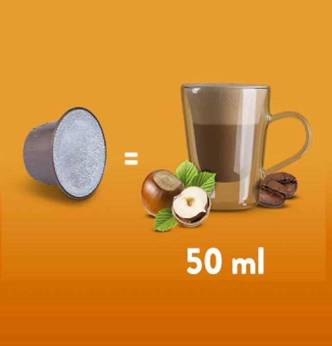 Nocciolino Capsule Borbone Cappuccino alla Nocciola compatibili Nespresso