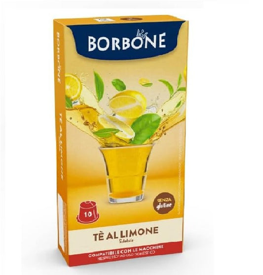 Tè al Limone Caffè Borbone Capsule Nespresso Infuso di Tè Nero Aromatizzato