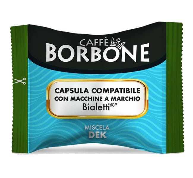 Capsule Caffè Borbone DEK Miscela Decaffeinata Cremoso Compatibili con Bialetti*