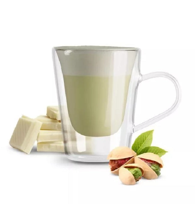 Pistacchione Caffè Borbone White Chocolate and Pistachio Drink Compatible with Dolce Gusto