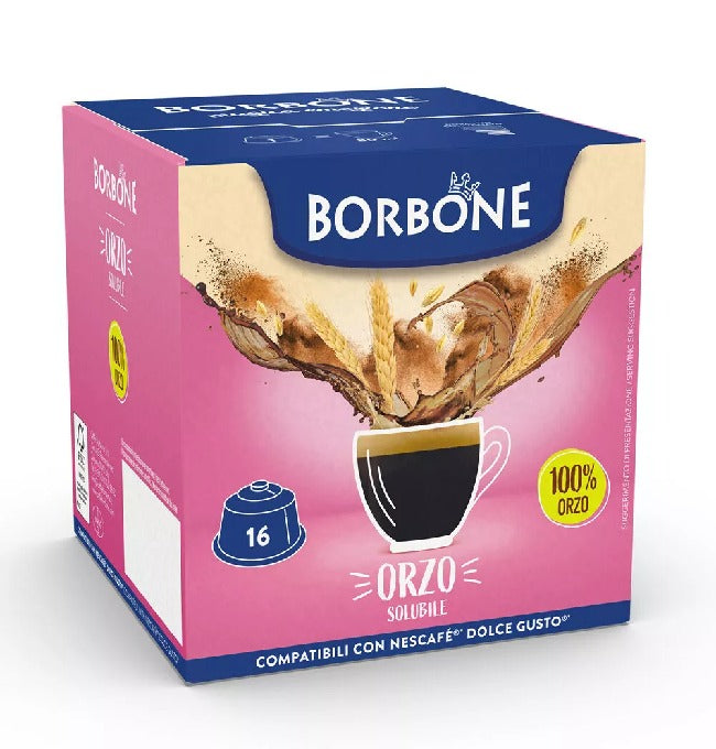 Barley Capsules Caffè Borbone Soluble Drinks Compatible Dolce Gusto