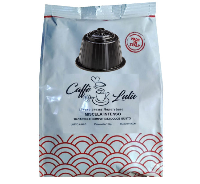 Caffè Lulù Intense Creamy Blend Dolce Gusto Compatible Capsules