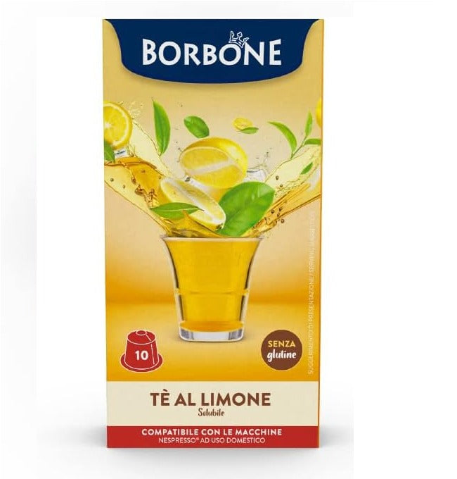 Tè al Limone Caffè Borbone Capsule Nespresso Infuso di Tè Nero Aromatizzato