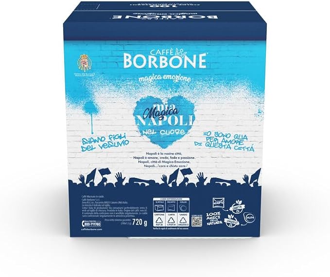 100 Cialde Caffè Borbone Miscela Mia Magica Napoli Edizione Limitata 44 mm ECO