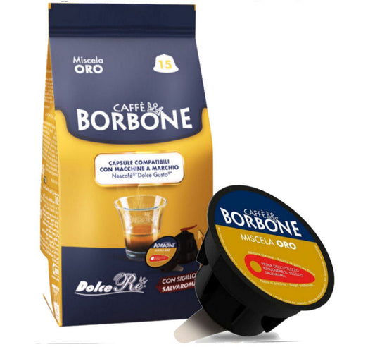 Capsule Caffè Borbone Miscela Oro Compatibili Dolce Gusto Nescafe*