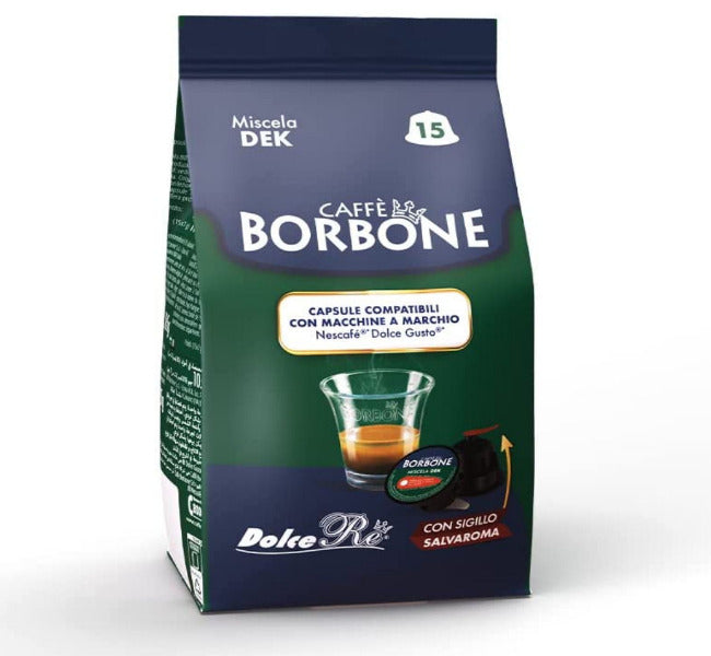 Capsule Caffè Borbone Miscela Decaffeinata Compatibili Dolce Gusto Nescafe*