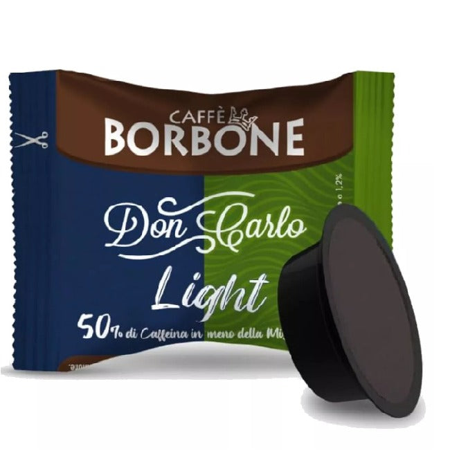 Capsule A Modo Mio Miscela Light Caffè Borbone 50% Dek 50% Blu Meno Caffeina