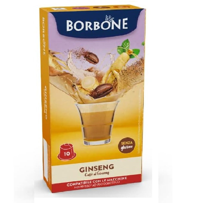 Capsule Ginseng Caffè Borbone compatibili Caffè al Ginseng Nespresso*