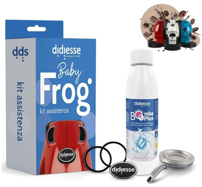 Baby Frog Assistance Kit DIY Maintenance Gaskets, Pod Holder, Descaler