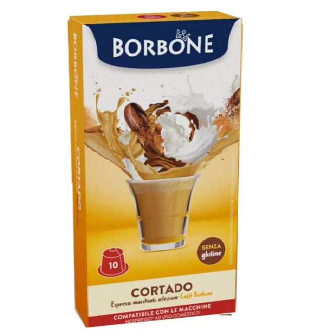 Capsule Caffè Borbone Cortado al Gusto Caffè Macchiato Compatibili Nespesso*