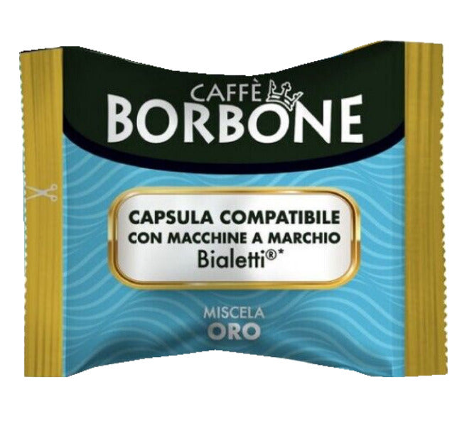 Capsule Caffè Borbone Miscela Oro Espresso Napoletano Cremoso Compatibili Bialetti