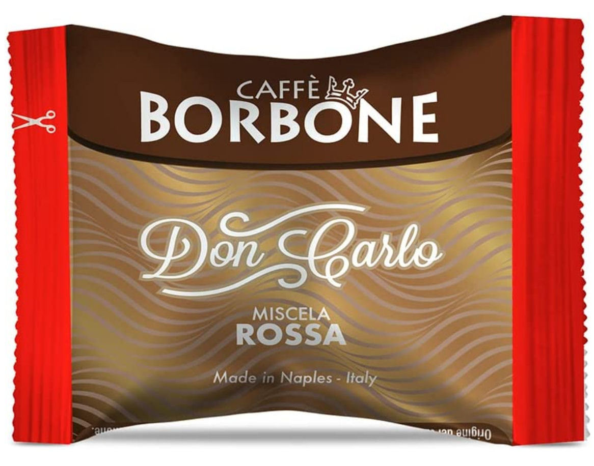 Borbone Don Carlo Red Coffee Capsules Compatible with A Modo Mio