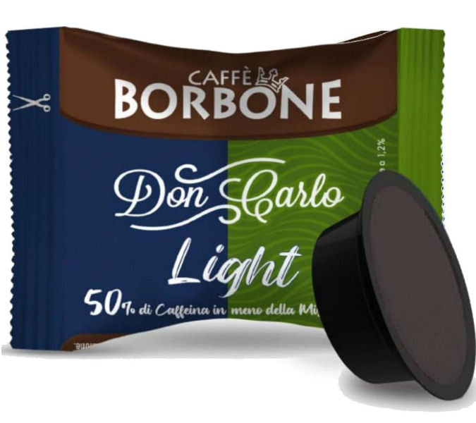 Capsule A Modo Mio Miscela Light Caffè Borbone 50% Dek 50% Blu Meno Caffeina