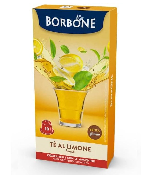 Tè al Limone Caffè Borbone Capsule Nespresso Infuso di Tè Nero Aromatizzato