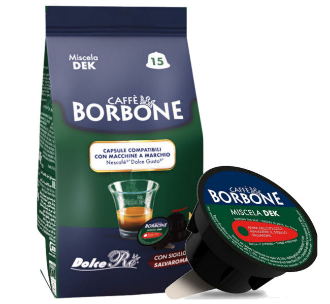 Capsule Caffè Borbone Miscela Decaffeinata Compatibili Dolce Gusto Nescafe*