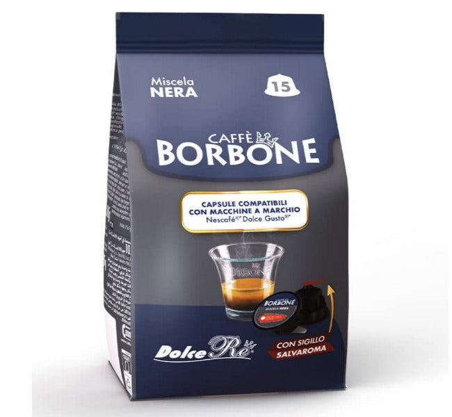 Capsule Caffè Borbone Miscela Nera Compatibili Dolce Gusto Nescafe*