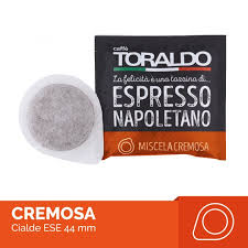 Cialde Caffè Toraldo Miscela Cremosa filtro carta da 44 mm Eco