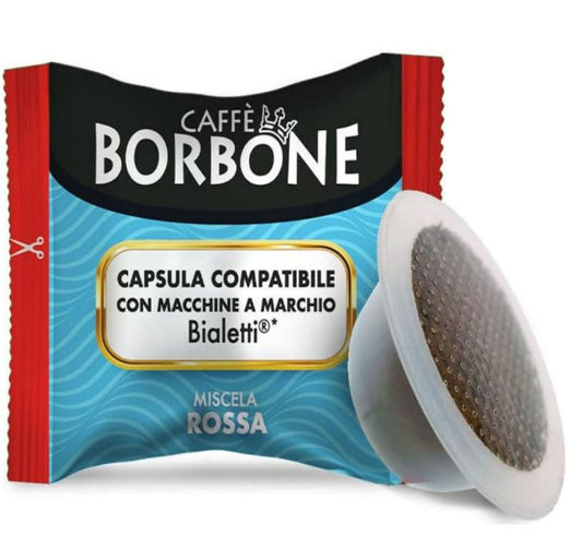 Capsule Caffè Borbone ROSSA Miscela RED Compatibili Macchine Bialetti ®*