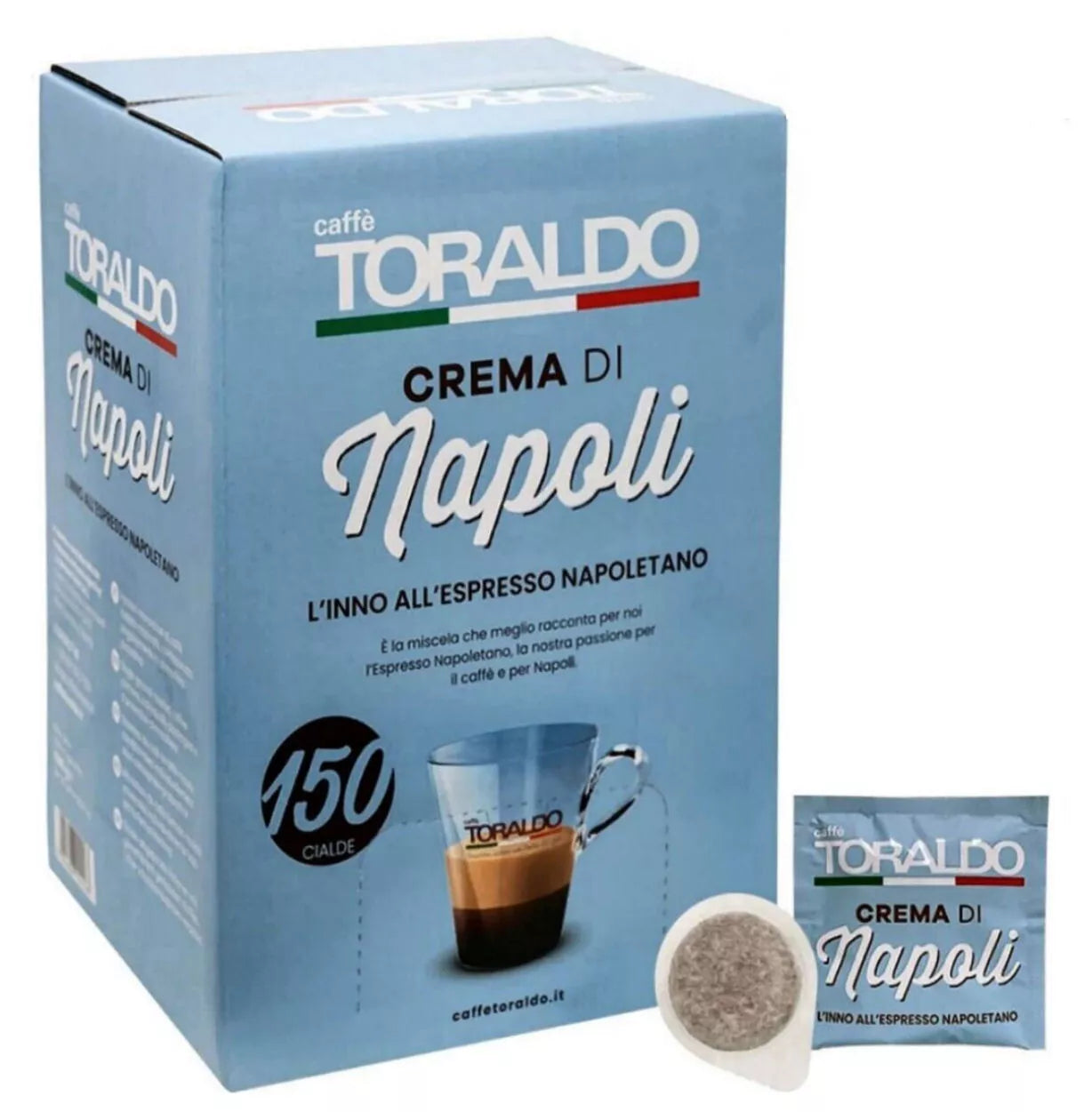 Cialde Caffè Toraldo Crema di Napoli Espresso Napoletano Cioccolattoso