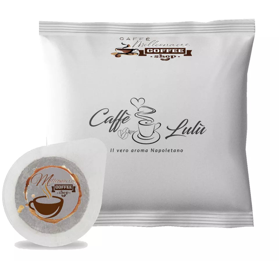 Cialde Caffè Lulù Miscela Gold Cremosa come al Bar - Filtro Carta 44 MM